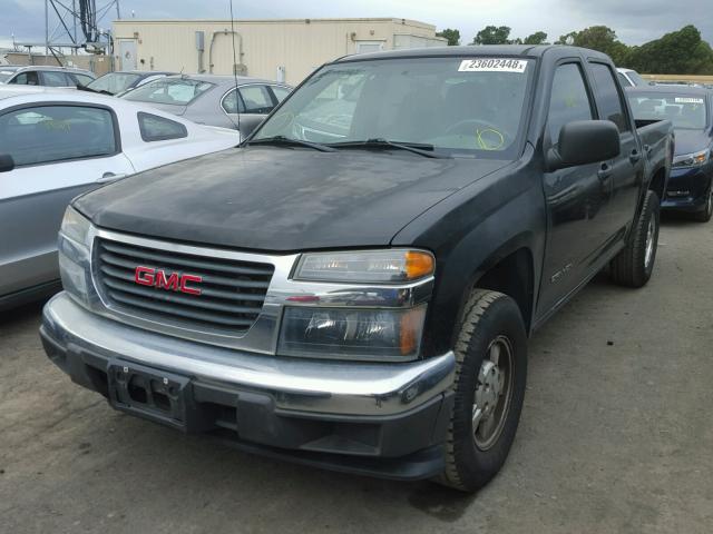 1GTCS138158287744 - 2005 GMC CANYON BLACK photo 2