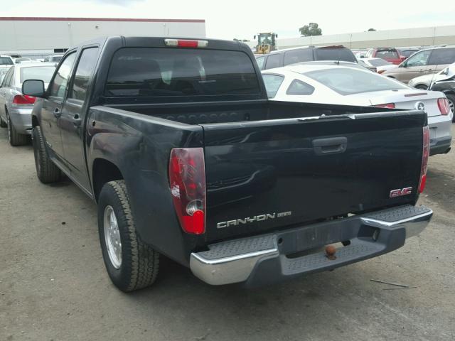 1GTCS138158287744 - 2005 GMC CANYON BLACK photo 3