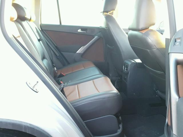 WVGBV75N59W519641 - 2009 VOLKSWAGEN TIGUAN SE SILVER photo 6