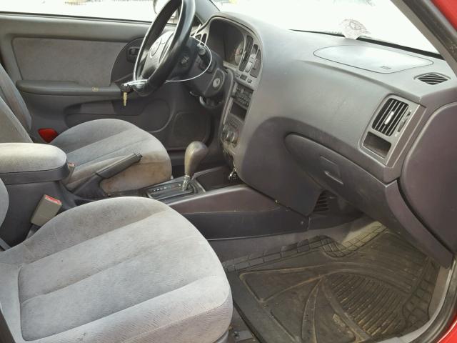 KMHDN46D05U948723 - 2005 HYUNDAI ELANTRA GL RED photo 5