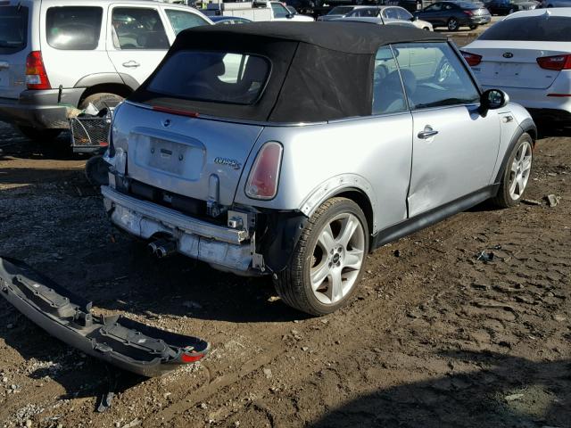 WMWRH335X5TF83661 - 2005 MINI COOPER S SILVER photo 4