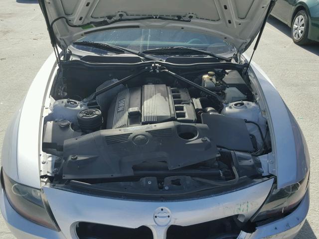 4USBT334X3LS44946 - 2003 BMW Z4 2.5 SILVER photo 7