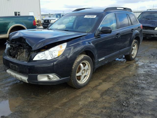 4S4BRDLC6B2345208 - 2011 SUBARU OUTBACK 3. BLACK photo 2