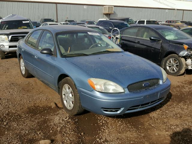 1FAFP53U67A128433 - 2007 FORD TAURUS SE BLUE photo 1