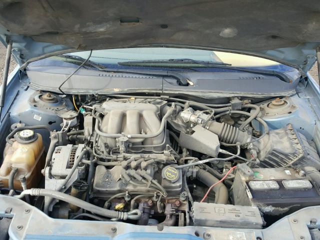 1FAFP53U67A128433 - 2007 FORD TAURUS SE BLUE photo 7