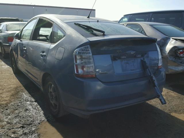 JTDKB20U677545882 - 2007 TOYOTA PRIUS BLUE photo 3