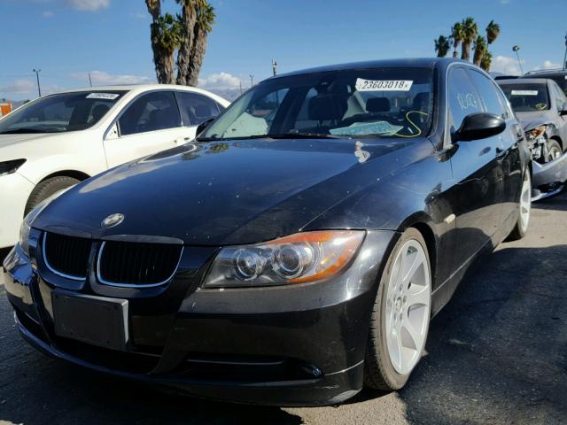 WBAVB33586KR78278 - 2006 BMW 330 I BLACK photo 2