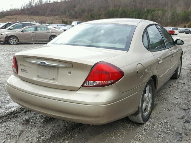 1FAFP52U0YA109296 - 2000 FORD TAURUS LX GOLD photo 4