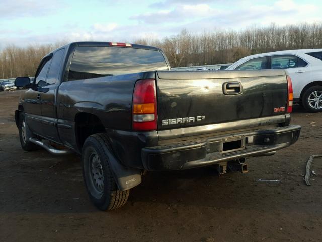 2GTEK69U211380179 - 2001 GMC SIERRA K15 BLACK photo 3