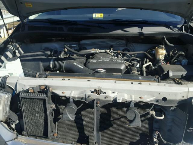 5TBBT54117S453432 - 2007 TOYOTA TUNDRA DOU GRAY photo 7