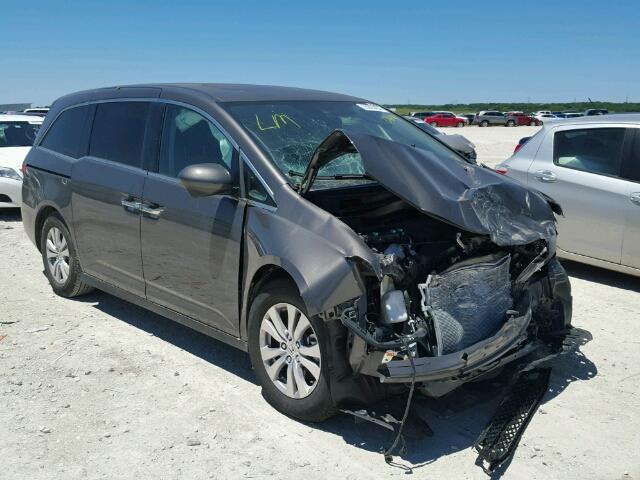 5FNRL5H69GB056924 - 2016 HONDA ODYSSEY EX GRAY photo 1