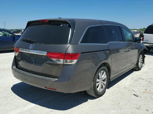 5FNRL5H69GB056924 - 2016 HONDA ODYSSEY EX GRAY photo 4