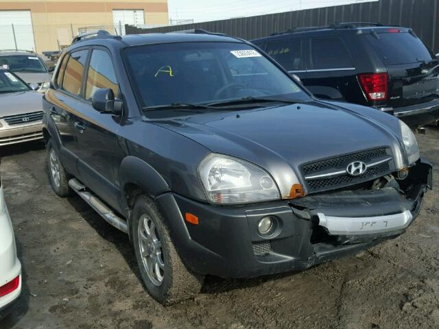 KM8JM12D27U684577 - 2007 HYUNDAI TUCSON GL GRAY photo 1