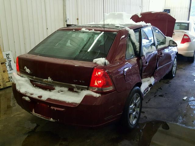 1G1ZT68N87F113910 - 2007 CHEVROLET MALIBU MAX წითელი ფოტო 4