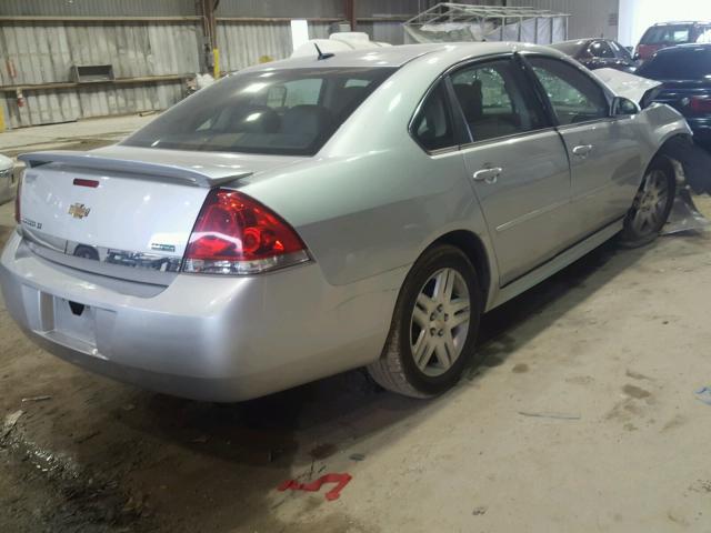 2G1WG5EK9B1276366 - 2011 CHEVROLET IMPALA LT SILVER photo 4