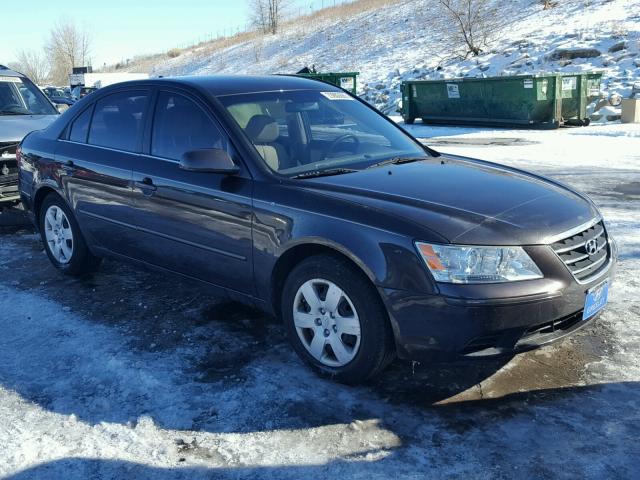 5NPET46C89H483551 - 2009 HYUNDAI SONATA GLS BROWN photo 1