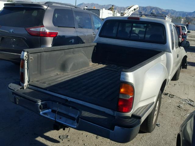 4TAVN52N0YZ646381 - 2000 TOYOTA TACOMA XTR GRAY photo 4