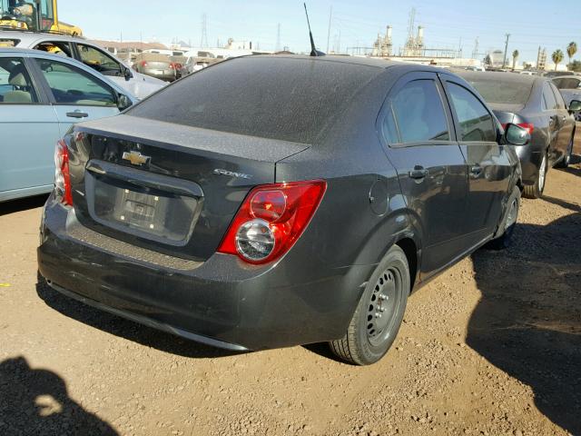 1G1JB5SH7E4225216 - 2014 CHEVROLET SONIC LS CHARCOAL photo 4