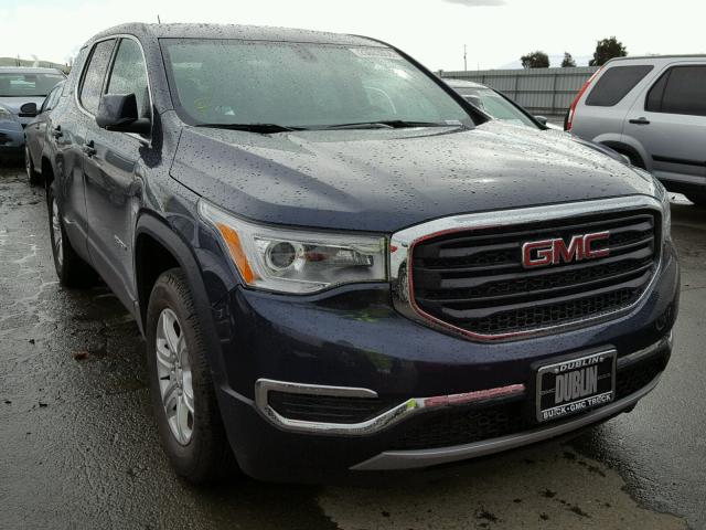 1GKKNKLA3JZ122542 - 2018 GMC ACADIA SLE BLUE photo 1