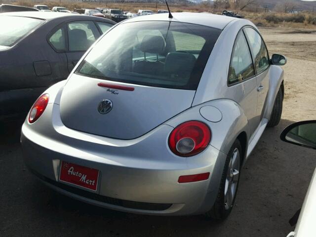 3VWSW31C77M518158 - 2007 VOLKSWAGEN NEW BEETLE SILVER photo 4