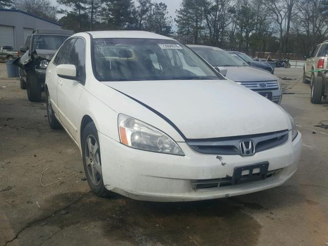 JHMCN36585C019242 - 2005 HONDA ACCORD HYB WHITE photo 1