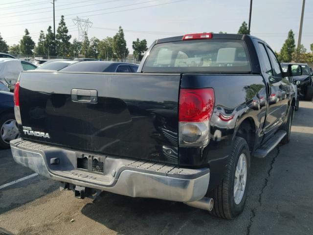 5TFRV541X9X072725 - 2009 TOYOTA TUNDRA DOU BLACK photo 4