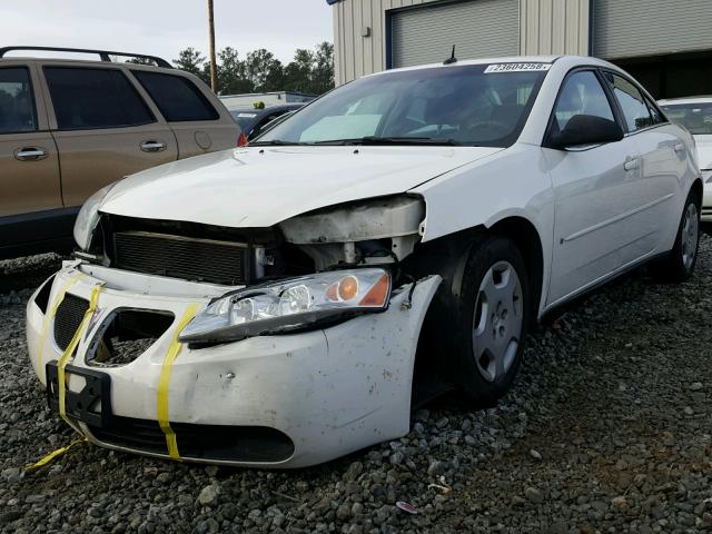 1G2ZF57B184169916 - 2008 PONTIAC G6 VALUE L WHITE photo 2