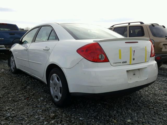 1G2ZF57B184169916 - 2008 PONTIAC G6 VALUE L WHITE photo 3