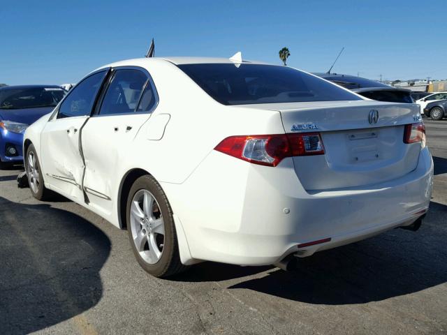 JH4CU26639C022125 - 2009 ACURA TSX WHITE photo 3