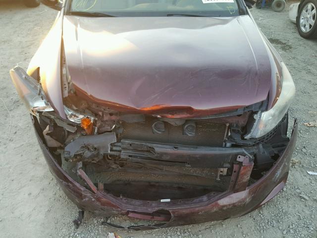 JHMCP26818C043238 - 2008 HONDA ACCORD EXL BURGUNDY photo 7