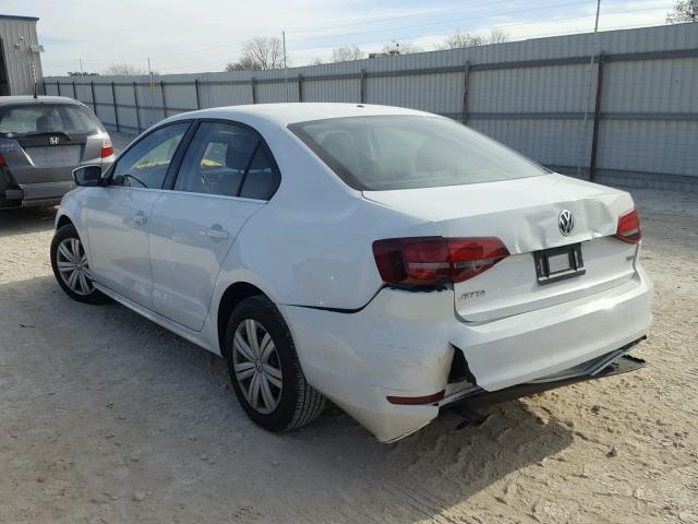 3VW2B7AJ4HM237793 - 2017 VOLKSWAGEN JETTA S 白色 照片 3