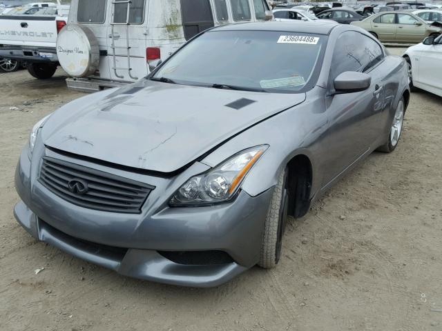 JN1CV6EK2AM104353 - 2010 INFINITI G37 BASE GRAY photo 2