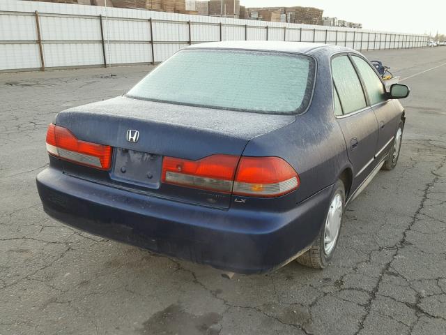 1HGCG65581A015360 - 2001 HONDA ACCORD LX BLUE photo 4