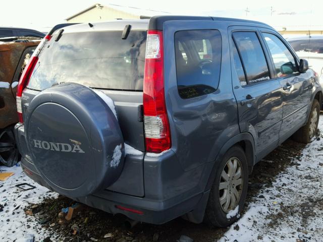 JHLRD78976C025138 - 2006 HONDA CR-V SE GRAY photo 4