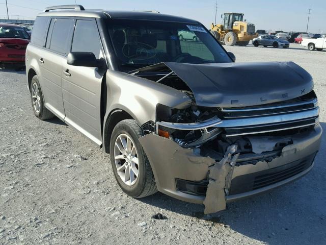 2FMGK5B86DBD29567 - 2013 FORD FLEX SE TAN photo 1