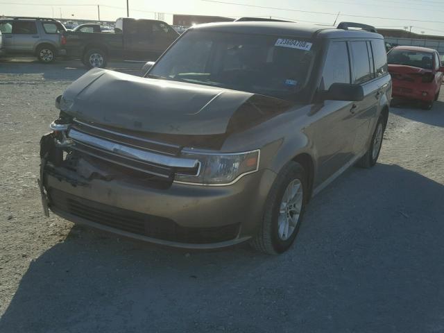 2FMGK5B86DBD29567 - 2013 FORD FLEX SE TAN photo 2