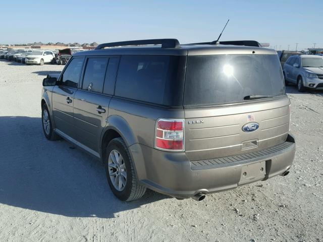 2FMGK5B86DBD29567 - 2013 FORD FLEX SE TAN photo 3