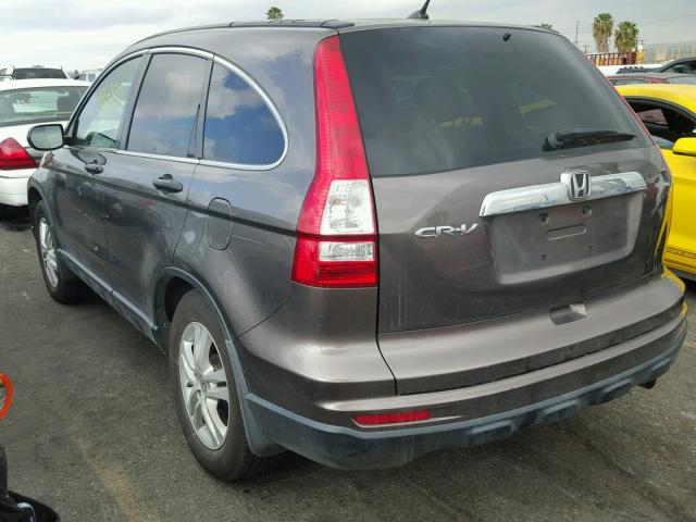 3CZRE3H56BG700396 - 2011 HONDA CR-V EX BROWN photo 3