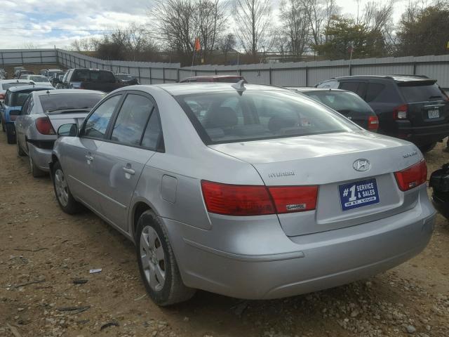 5NPET46CX9H477850 - 2009 HYUNDAI SONATA GLS GRAY photo 3