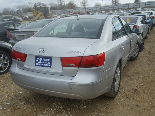 5NPET46CX9H477850 - 2009 HYUNDAI SONATA GLS GRAY photo 4