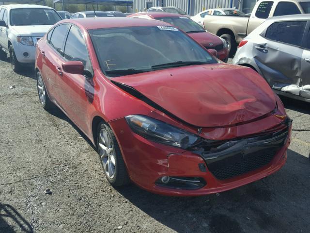 1C3CDFBH6DD641339 - 2013 DODGE DART SXT RED photo 1