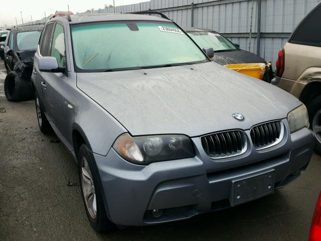 WBXPA93436WG74332 - 2006 BMW X3 3.0I SILVER photo 1