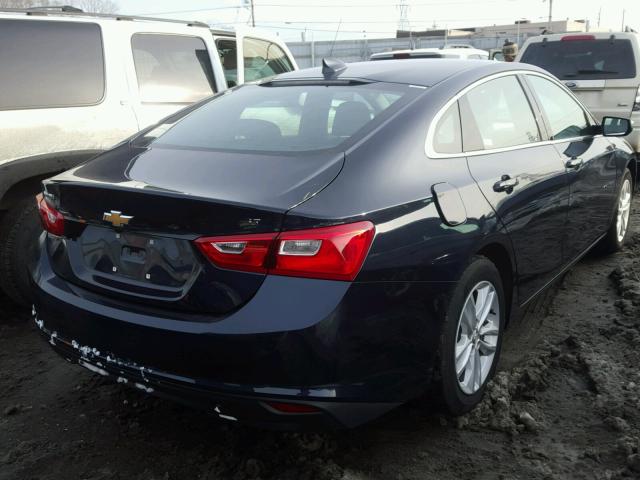 1G1ZE5ST2HF258969 - 2017 CHEVROLET MALIBU LT BLUE photo 4