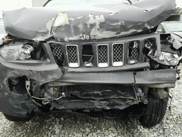 1C4NJDEB8FD382414 - 2015 JEEP COMPASS LA GRAY photo 9