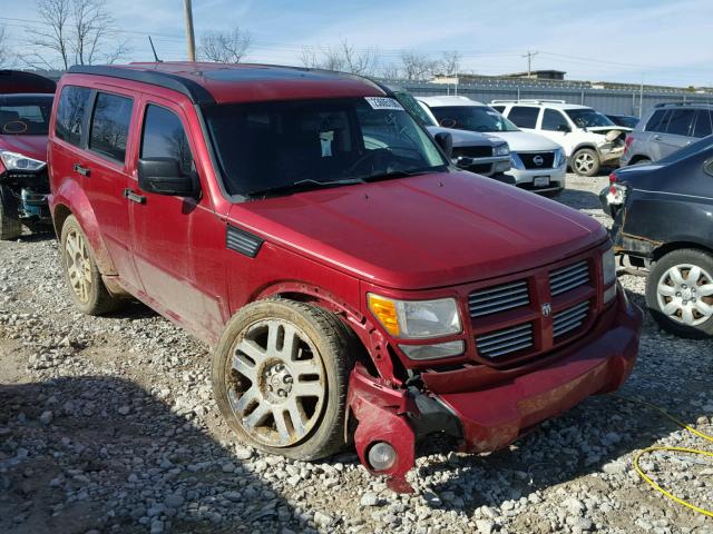 1D8GU58678W102477 - 2008 DODGE NITRO R/T MAROON photo 1