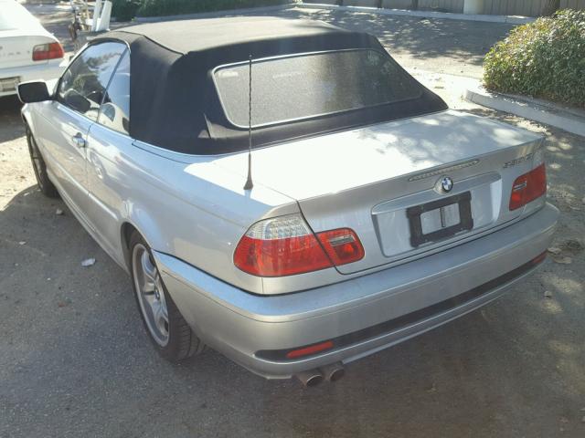 WBABW53435PL50480 - 2005 BMW 330 CI SILVER photo 3