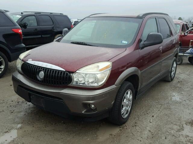 3G5DA03EX4S556232 - 2004 BUICK RENDEZVOUS RED photo 2