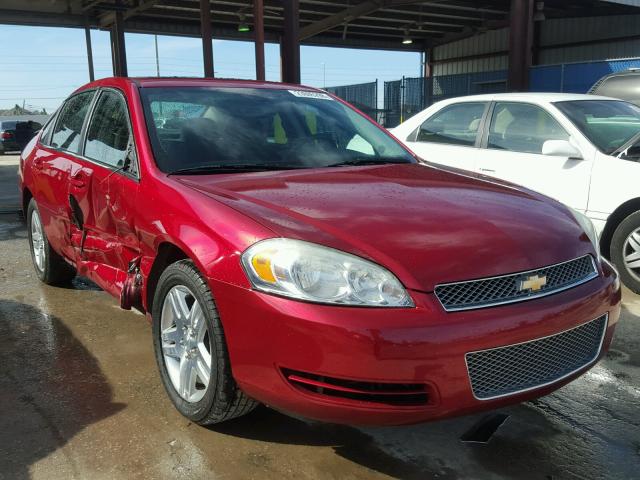 2G1WG5E37D1188105 - 2013 CHEVROLET IMPALA LT RED photo 1