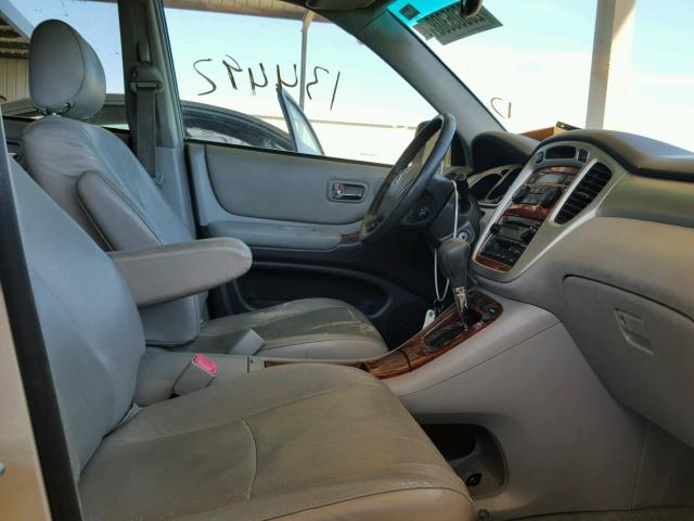 JTEDP21A840031675 - 2004 TOYOTA HIGHLANDER SILVER photo 5