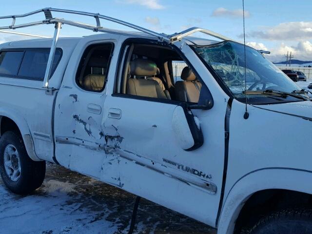 5TBBT48102S238993 - 2002 TOYOTA TUNDRA ACC WHITE photo 9